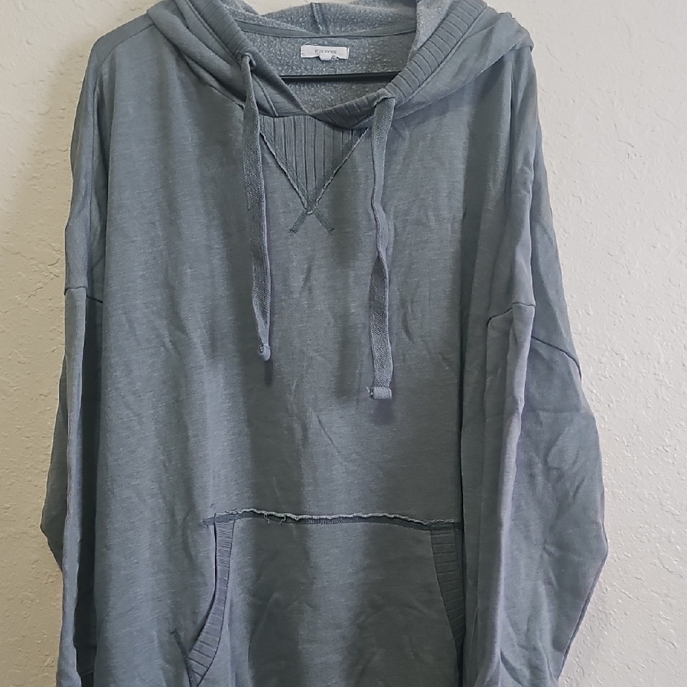 Maurices Charcoal Green Hoodie